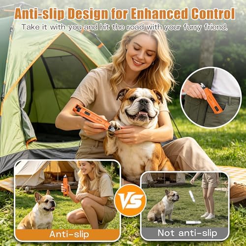 6-Speed Dog Nail Grinder with Quiet, 2 LEDs & Anti-Slip - Image 6