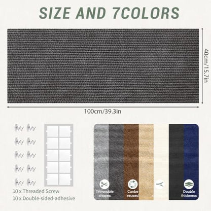 Cat Scratching Mat for Couch, Anti Scratch Furniture Protector - Image 3