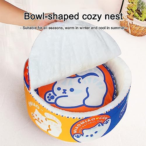 寵幸 Ramen Noodle Cat Bed, Soft Warm Washable - Image 3