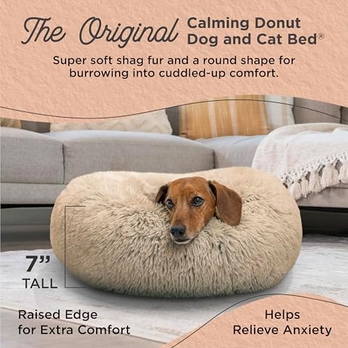 Best Friends by Sheri Original Calming Donut Dog Bed - Image 2