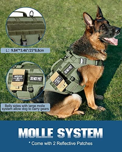 Petnanny Tactical Dog Harness Service Vest - Image 5