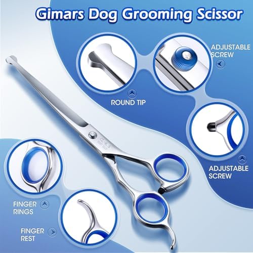 Gimars Professional 5 in 1 Grooming Scissors - Image 4