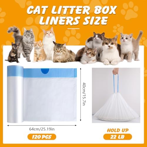 120 Cat Litter Bags Compatible - Image 3