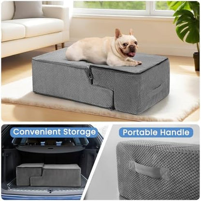 Aodisman Dog Steps for Bed & Couch, 18.5" H 4-Step Pet Stairs for Small Dogs - Image 6