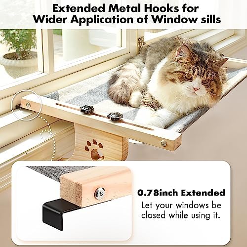 AMOSIJOY Cat Windowsill Perch - Image 3