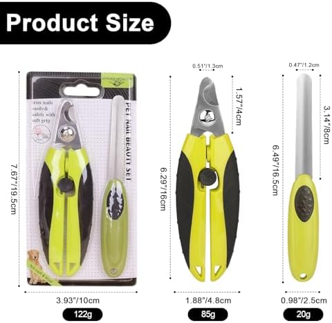 Green Professional Pet Nail Clipper&File Set - Image 6