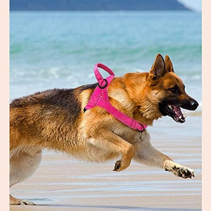 No Pull Dog Harness Pink for Small Medium Large Sized Dog, Reflective Escape - Image 7