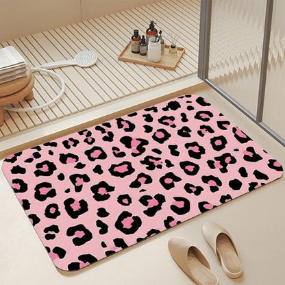 Bath Mats for Bathroom, Modern Stylish Diatomaceous Bath Rug Quick Dry by Unknown