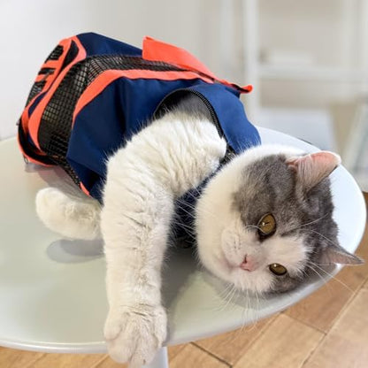 Cinf Cat Nail Clipping Cleaning Grooming Restraint Bag Set No Scratching Biting - Image 4