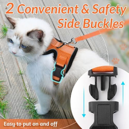 rabbitgoo Cat Harness and Leash Set, Escape Proof Vest - Image 5
