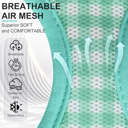 AIITLE Step in Medium Dog Harness and Leash Set, Pet Vest, Turquoise L - Image 5