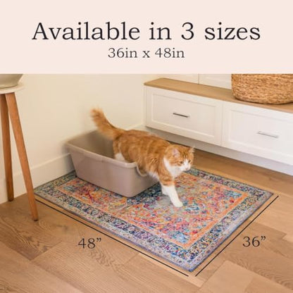 Lovewag Cat Litter Mat, Litter Box Mat, 2 Pack - Image 2