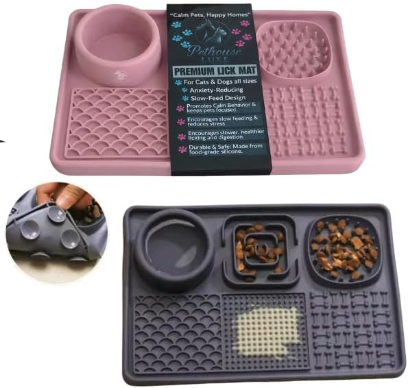 Silicone Dog & Cat Lick Mat by Unknown