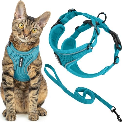 Voyager Escape-Proof Step-in Cat Harness & Leash by BestPetSuppliesLLC