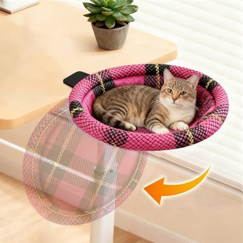 Pawaboo Cat Desk Bed, Sunken Cats Hammock - Image 3