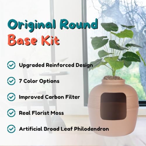 Good Pet Stuff Original Hidden Litter Box Planter, Decorative Cat Litter - Image 3