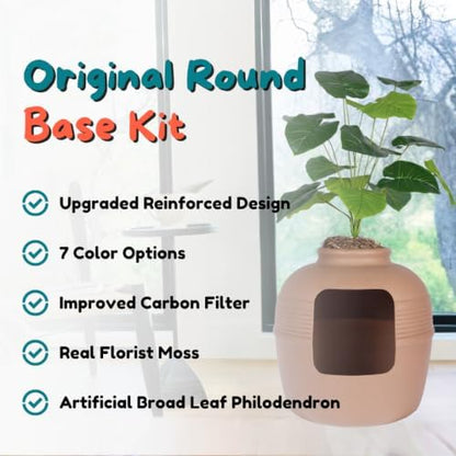 Good Pet Stuff Original Hidden Litter Box Planter, Decorative Cat Litter - Image 3
