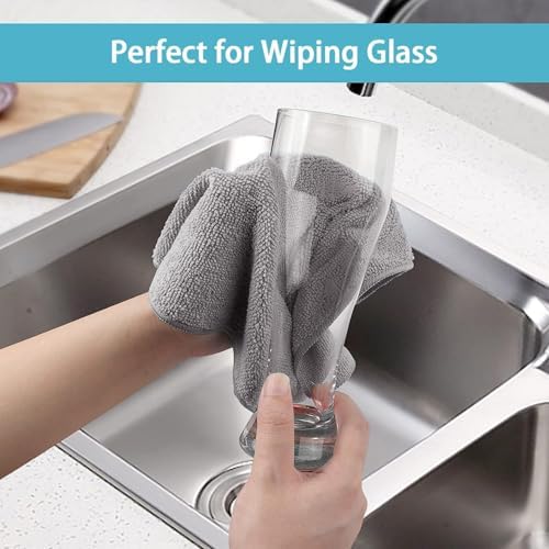 HOMEXCEL 150PK Microfiber Cleaning Cloth, Cleaning Rag - Image 6