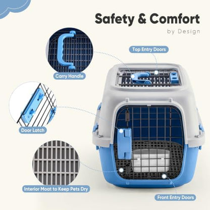 DUMOS 23" Hard-Sided Pet Carrier - Image 3