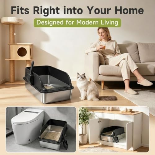 Stainless Steel Litter Box - Image 5
