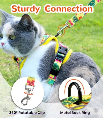 Halypet Cat Harness and Leash Set, Escape Proof Adjustable Harness - Image 4