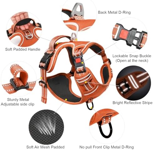 Timos Dog Harness Small Sized, Neck Quick Release - Image 4