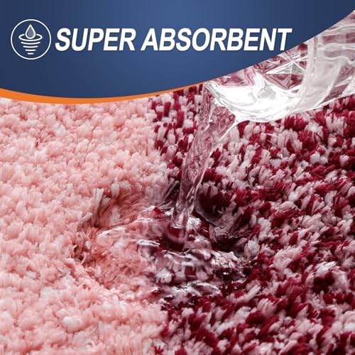 OLANLY Bathroom Runner Rug 44x24, Extra Soft Absorbent Microfiber Bath Rugs - Image 3