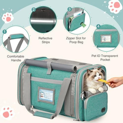 Soft Cat Carrier for Anxious Pets - Image 2