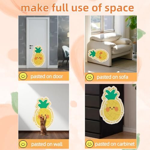 Cute Cat Scratching Mat Pineapple Wall Cat Scratcher - Image 5