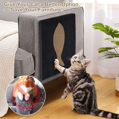 Ownpets Wall Cat Scratcher, Cute Vertical Cat Scratching Board, Wall Mounted - Image 5