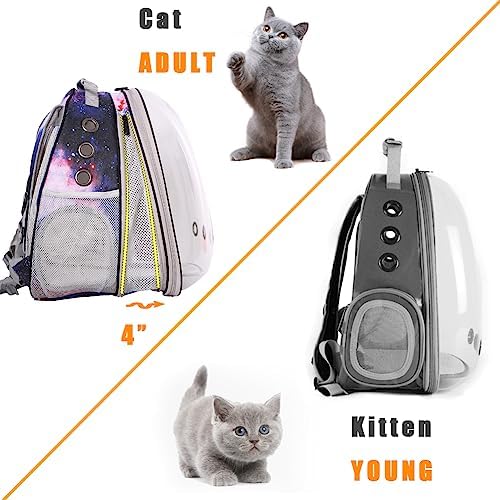 Front Expandable Cat Backpack Carrier, Fit up to 20 lbs, Printed Artwork - Image 6