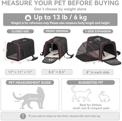 Petsfit Medium Expandable Cat Carrier - Image 2