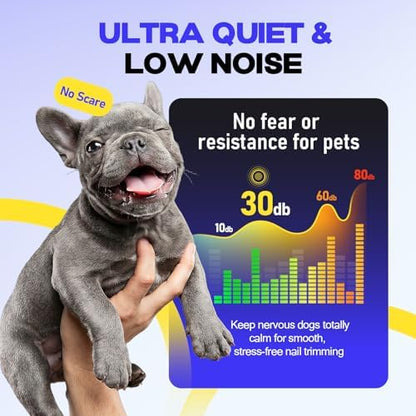 Whisper Quiet Dog Nail Grinder 50% More Powerful - Image 2