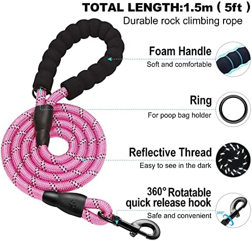 haapaw Dog Harness with Leash Set, No Pull Adjustable Reflective Step-in Puppy - Image 3