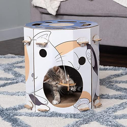 Furhaven Cardboard Hideout w/ Catnip - Image 3