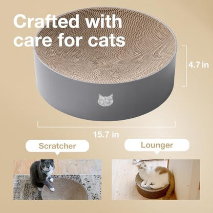 Necoichi Cat Scratcher Bowl for Indoor Cats - Image 3