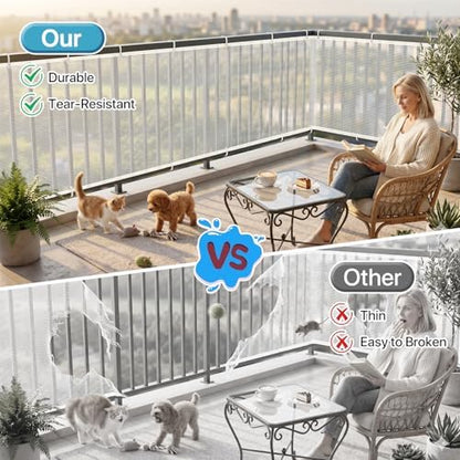 Banister Guard 15 x 3 ft Heavy Duty Stair Railing Cover - Image 4
