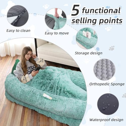 WROS Human Dog Bed for Adult - Image 3
