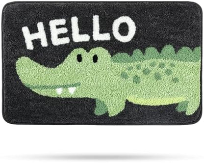 Molesun Crocodile Bath Mat 20x31, Soft Absorbent Microfiber Bath Rugs by Molesun
