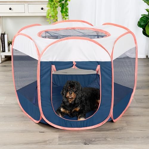 Furhaven Portable Dog Playpen Cat Tent, Pet Playground, Kennel Foldable Indoor - Image 2