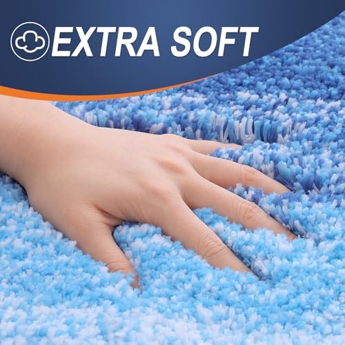 OLANLY Bathroom Runner Rug 47x24, Extra Soft Absorbent Microfiber Bath Rugs - Image 2