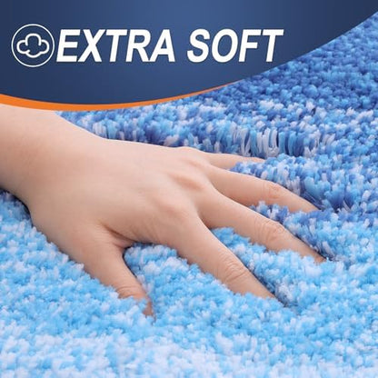 OLANLY Bathroom Runner Rug 47x24, Extra Soft Absorbent Microfiber Bath Rugs - Image 2