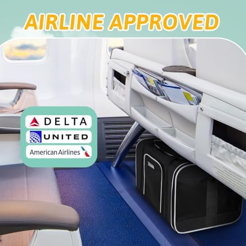 Petskd Small Pet Carrier 18" L x 11" W x 11" H Airline Approved - Image 2
