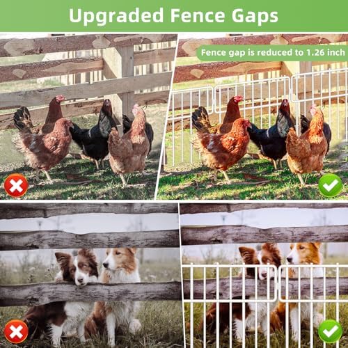 Animal Barrier Fence, Rustproof Metal Wire Garden Edging Border - Image 5