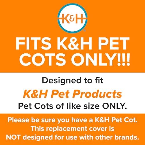 K&H Outdoor Elevated Dog Bed Pet Cot Replacement Cover, Medium 32x25in - Image 5