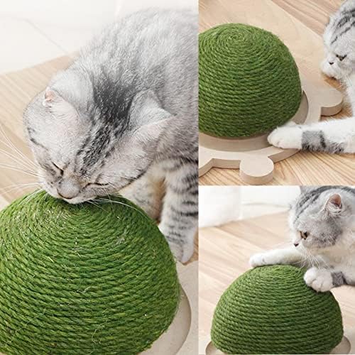 Fhiny Cats Scratching Ball, Natural Sisal Scratching Toy - Image 3