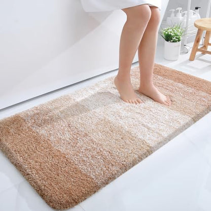 OLANLY Bathroom Runner Rug 45x27, Extra Soft Absorbent Microfiber Bath Rugs by OLANLY