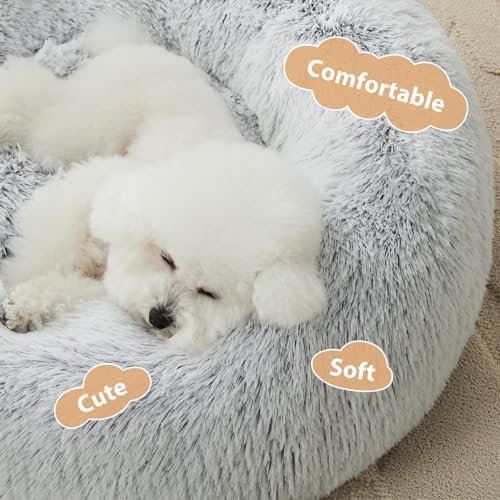 WNPETHOME Medium Round Calming Dog Bed Cat Bed - Image 2