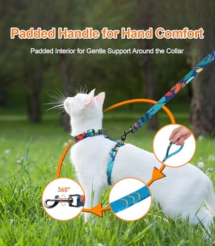 Halypet Cat Harness and Leash Set, Escape Proof Cat Harnesses - Image 5