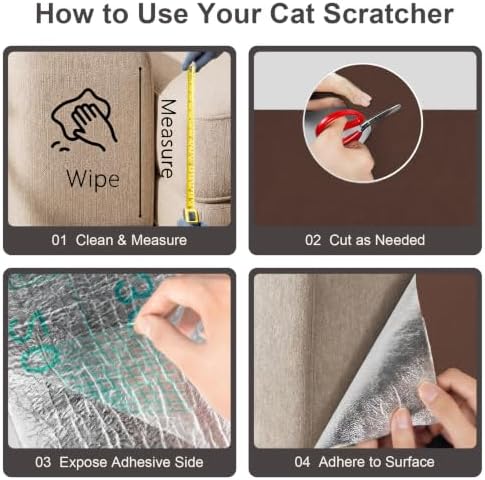 Cat Scratcher, 39.7x15.7” Cat Scratch Furniture Protector - Image 5
